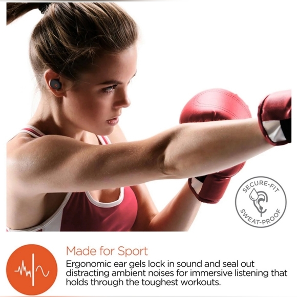 HyperGear Sport True Wireless Bluetooth Earbuds with Noise-Cancelling Microphone - Picture 6 of 11